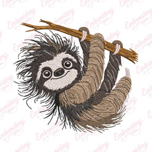Crazy Sloths Embroidery Design