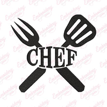 Chef Machine Embroidery Design