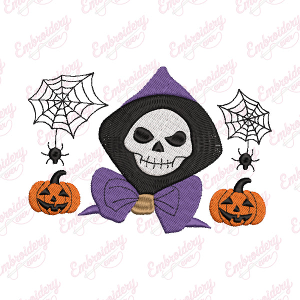 Spooky Halloween Machine Embroidery Design