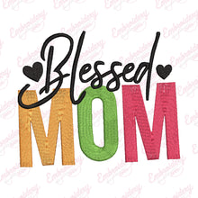 Blessed Mom Embroidery Design