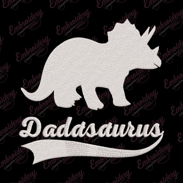 Dadasaurus Machine Embroidery Design