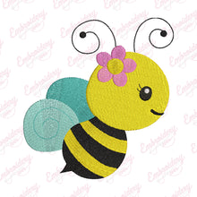 Sweet Honey Bee Embroidery Design
