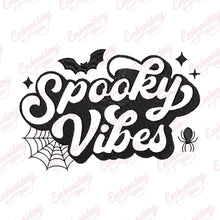 Spooky Vibes Halloween Embroidery Design