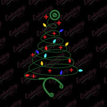 Healthcare Christmas Light Embroidery Design