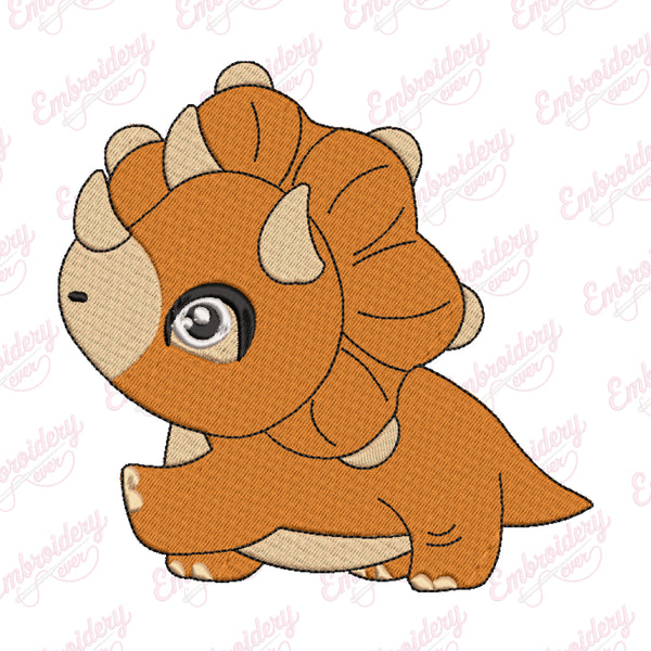 Dinosaur Machine Embroidery Design