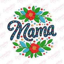 Floral Mama Embroidery Design