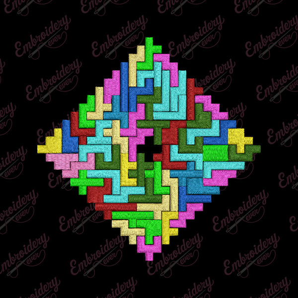 Puzzles Digital Embroidery Design