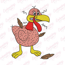 Funny Thanksgiving Turkey Embroidery Design