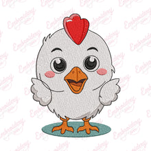 Cute Baby Chicken Embroidery Design