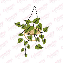 Hanging Plant Embroidery Design