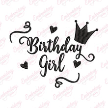 Birthday Girl Embroidery Design