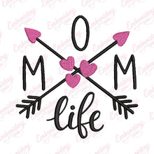 Mom Life Embroidery Design