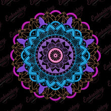 Mandala Outline Embroidery Design