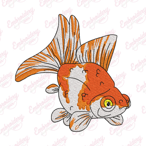 Goldfish Embroidery Design