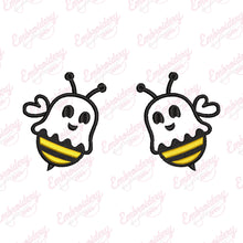 Halloween Boo Bee Embroidery Design