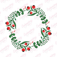 Christmas Elegant Wreath Embroidery Design