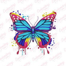 Colorful Butterfly Embroidery Design