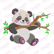 Cute Panda Machine Embroidery Design