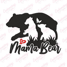 Mama Bear Embroidery Design