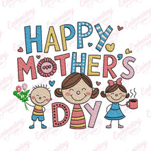 Happy Mother's Day Embroidery Design