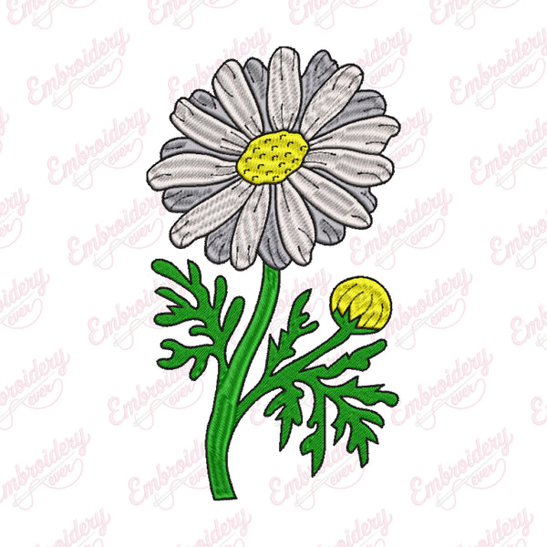 Daisy Bouquet Embroidery Design
