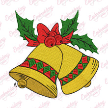 Christmas Ornament Bells Embroidery Design