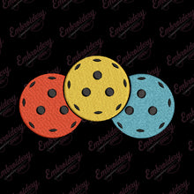 Vintage Pickleball Embroidery Design