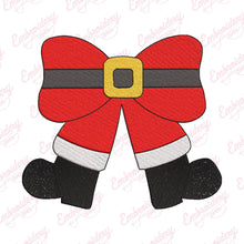 Christmas Santa Belt Bow Embroidery Design