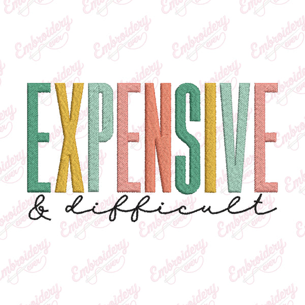 Expensive And Difficult Embroidery Design