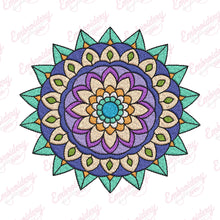 Beautiful Mandala Flower Embroidery Design