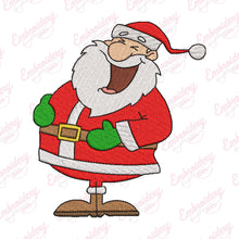 Laughs Santa Claus Christmas Embroidery Design