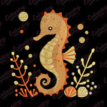 Seahorse Machine Embroidery Design