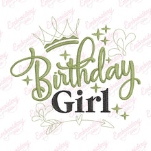 Birthday Girl Machine Embroidery Design
