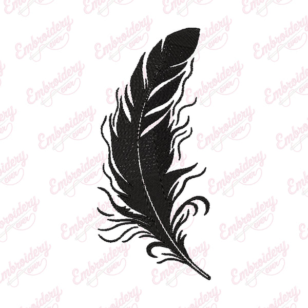 Feather Embroidery Design