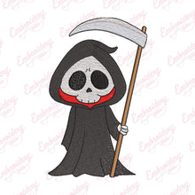 Grim Reaper Halloween Embroidery Design