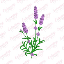 Lavender Flower Machine Embroidery Design