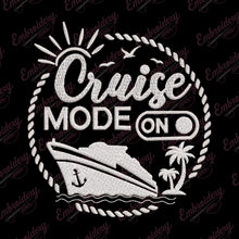Cruise Mode On Embroidery Design
