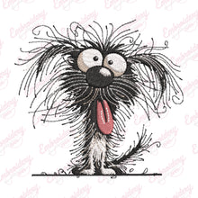 Crazy Frazzled Dog Clipart Embroidery Design