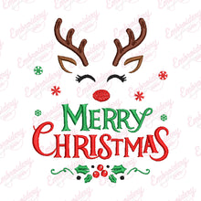 Festive Christmas Reindeer Antlers Embroidery Design