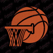 Basket Ball Embroidery Design