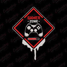 Gamer Zone Embroidery Design