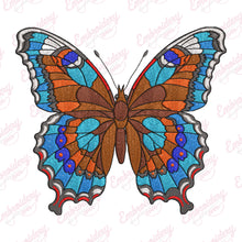 Colorful Butterfly Embroidery Design