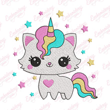 Caticorn Funny Cat Unicorn Embroidery Design