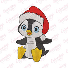 Little Christmas Penguin Embroidery Design