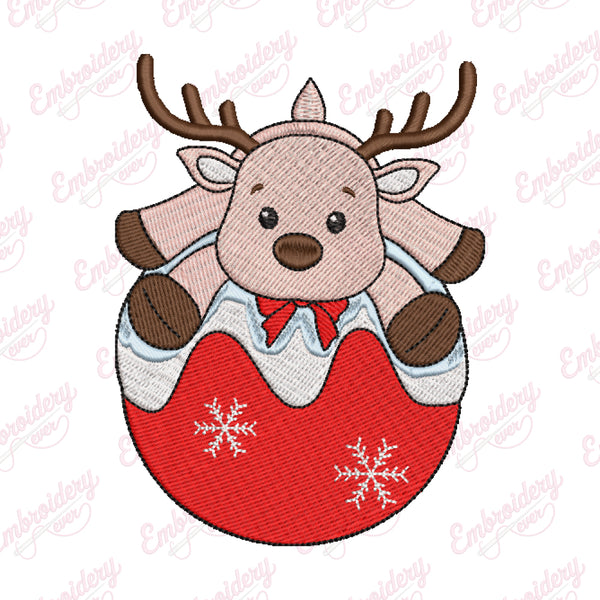 Christmas Reindeer Designs For Embroidery Machines