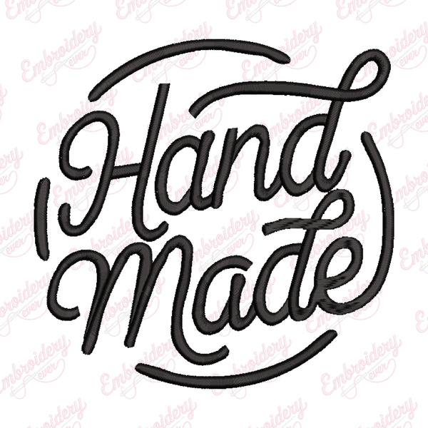Hand Made Logo Embroidery Design