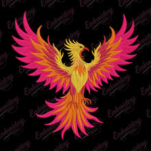 Phoenix Bird Embroidery Design