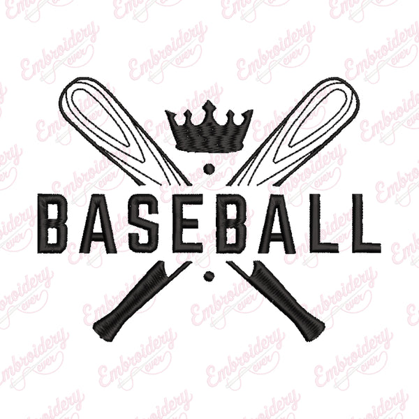Baseball Team Embroidery Design