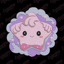 Pastel Star Cloud Embroidery Design