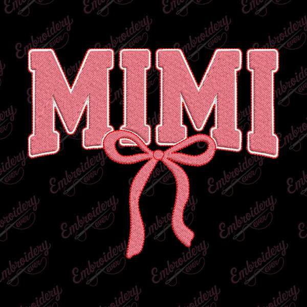 MIMI Arched Applique Embroidery Design
